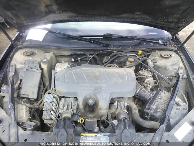 2G2WP582181181509 - 2008 PONTIAC GRAND PRIX BLACK photo 10