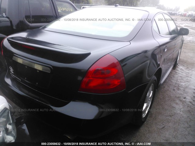 2G2WP582181181509 - 2008 PONTIAC GRAND PRIX BLACK photo 4