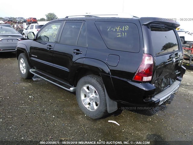 JTEBT17R140039191 - 2004 TOYOTA 4RUNNER LIMITED BLACK photo 3