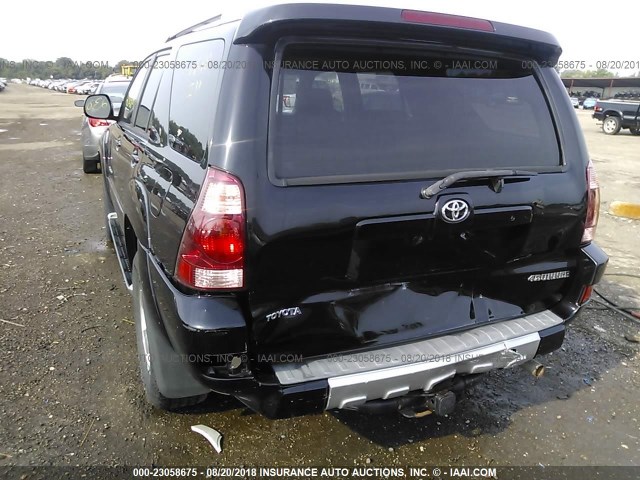 JTEBT17R140039191 - 2004 TOYOTA 4RUNNER LIMITED BLACK photo 6