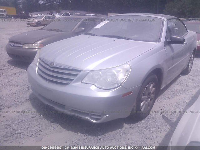 1C3LC45K48N171021 - 2008 CHRYSLER SEBRING SILVER photo 2