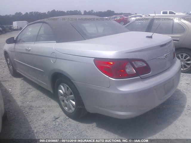 1C3LC45K48N171021 - 2008 CHRYSLER SEBRING SILVER photo 3