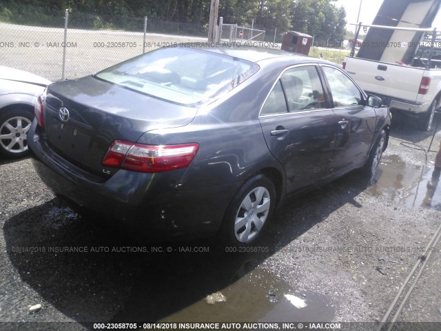 4T1BE46K49U837104 - 2009 TOYOTA CAMRY SE/LE/XLE GRAY photo 4