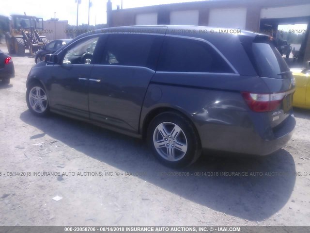 5FNRL5H9XDB015174 - 2013 HONDA ODYSSEY TOURING/TOURING ELITE GRAY photo 3