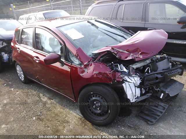 3N1CE2CP3GL410231 - 2016 NISSAN VERSA NOTE S/S PLUS/SV/SL/SR RED photo 1