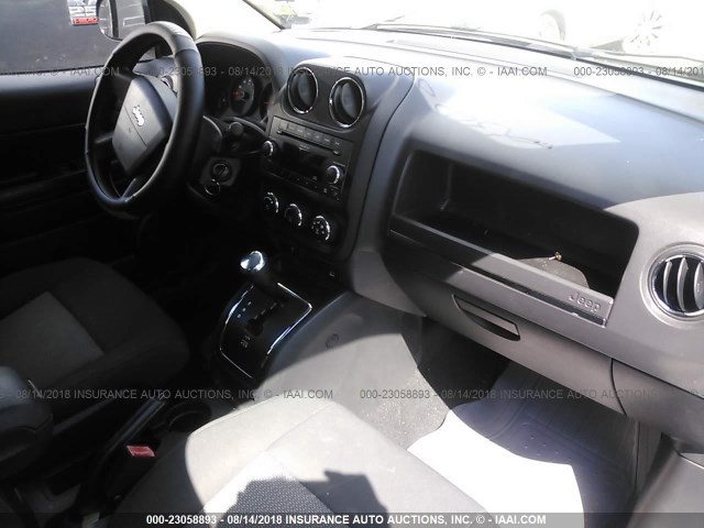 1J4NT4FB7AD515420 - 2010 JEEP COMPASS SPORT BLUE photo 5