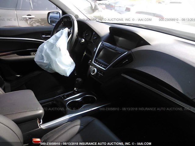 5FRYD4H44EB041776 - 2014 ACURA MDX TECHNOLOGY SILVER photo 5
