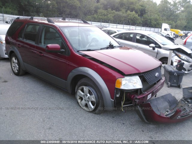 1FMDK021X7GA28581 - 2007 FORD FREESTYLE SEL RED photo 1
