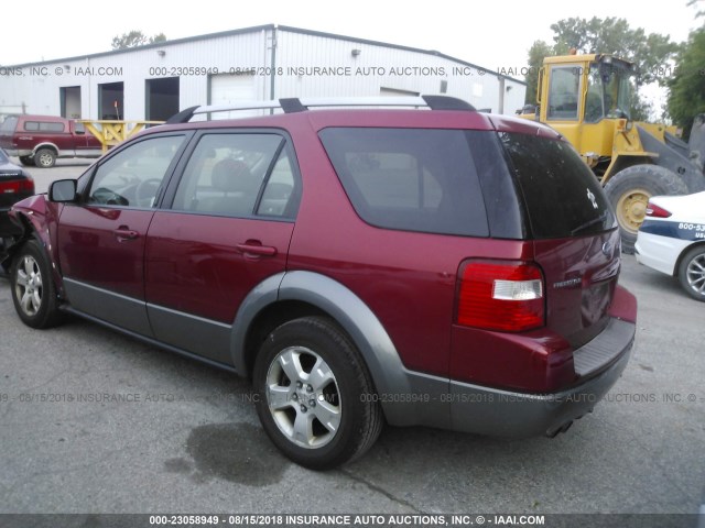 1FMDK021X7GA28581 - 2007 FORD FREESTYLE SEL RED photo 3