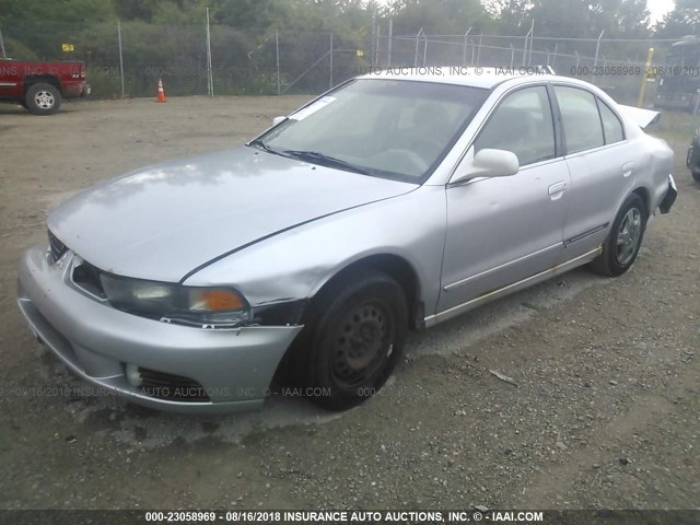 4A3AA46G93E185697 - 2003 MITSUBISHI GALANT ES/LS GRAY photo 2