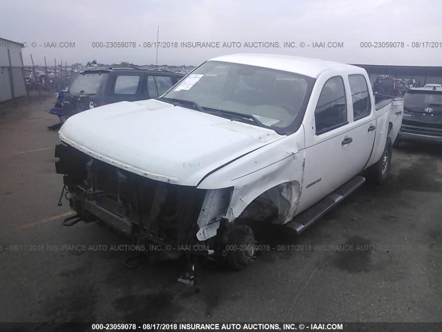 1GC1KVCG7CF173892 - 2012 CHEVROLET SILVERADO K2500 HEAVY DUTY WHITE photo 6