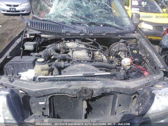 5LMEU88H04ZJ11970 - 2004 LINCOLN AVIATOR Qəhvəyi foto 10