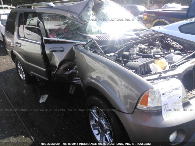 5LMEU88H04ZJ11970 - 2004 LINCOLN AVIATOR Qəhvəyi foto 6
