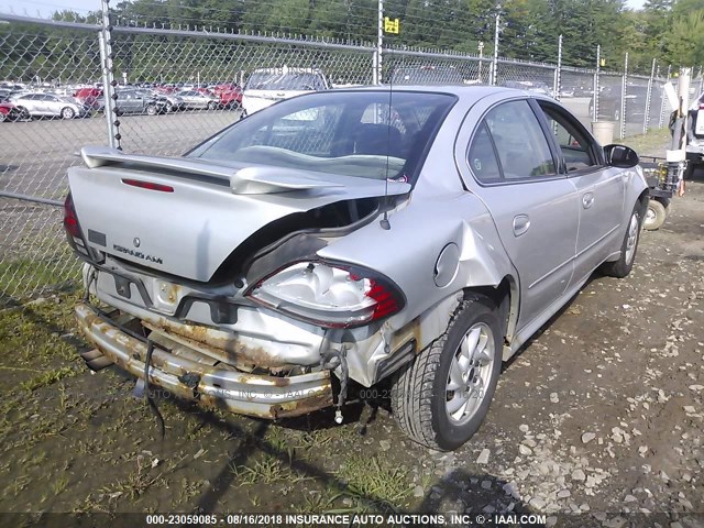 1G2NE52F84M526871 - 2004 PONTIAC GRAND AM SE SILVER photo 6