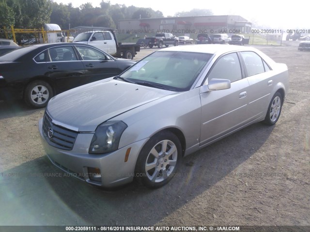 1G6DP577660102539 - 2006 CADILLAC CTS HI FEATURE V6 SILVER photo 2