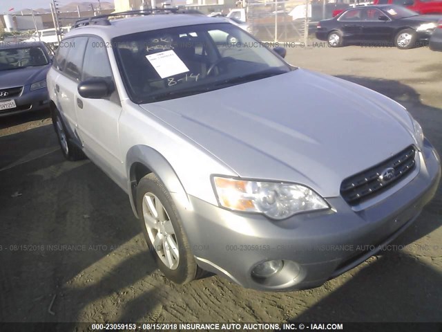 4S4BP61C367323826 - 2006 SUBARU LEGACY OUTBACK 2.5I SILVER photo 6