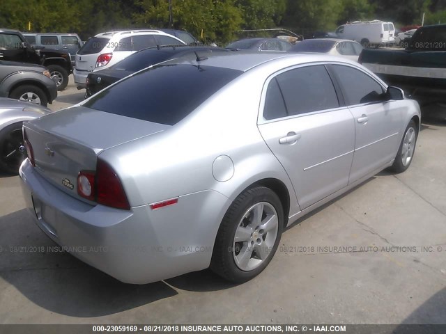 1G1ZC5E19BF357392 - 2011 CHEVROLET MALIBU 1LT ვერცხლისფერი ფოტო 4
