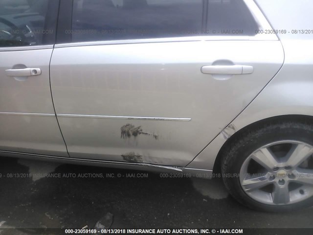 1G1ZC5E19BF357392 - 2011 CHEVROLET MALIBU 1LT ვერცხლისფერი ფოტო 6