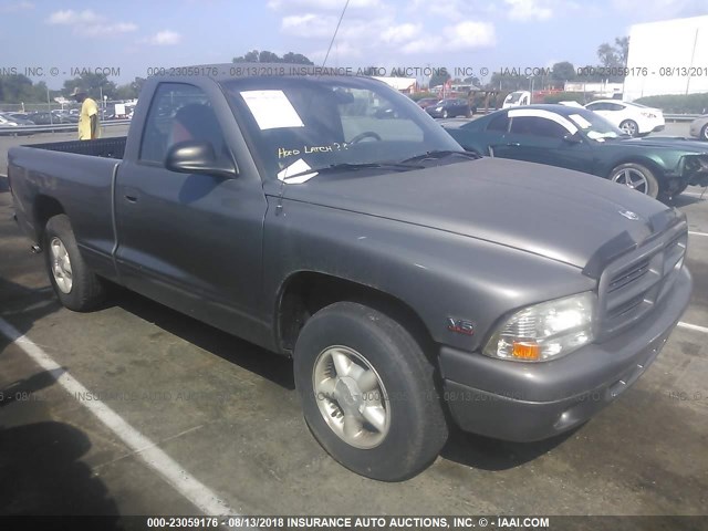 1B7FL26X3WS694973 - 1998 DODGE DAKOTA GRAY photo 1