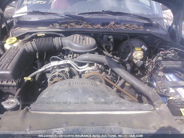 1B7FL26X3WS694973 - 1998 DODGE DAKOTA GRAY photo 10