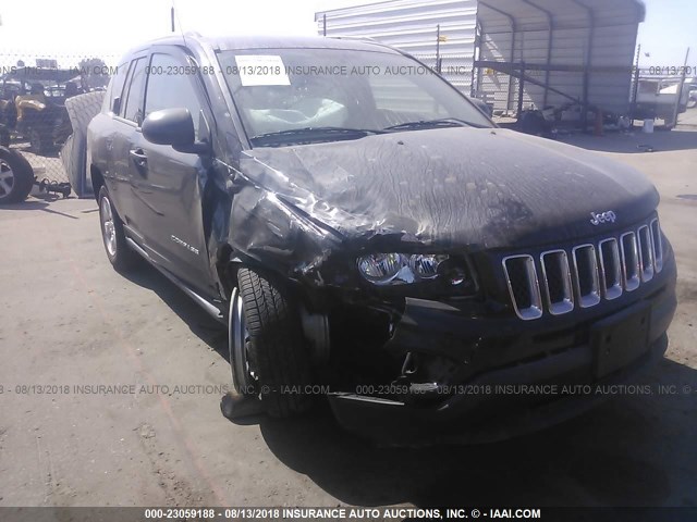 1C4NJCBA5ED603732 - 2014 JEEP COMPASS SPORT BLACK photo 6