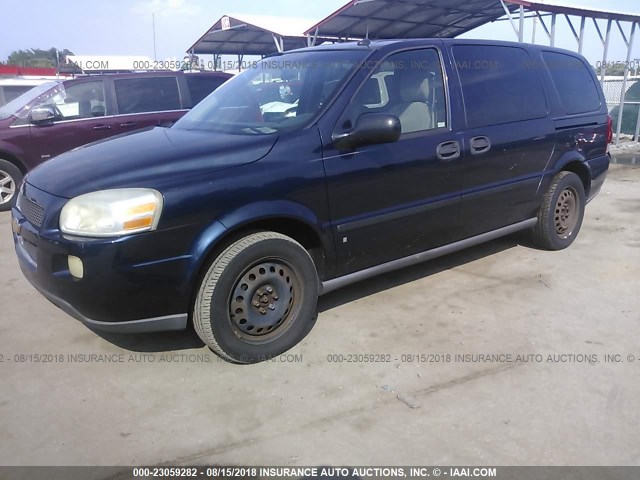 1GNDV23L16D121312 - 2006 CHEVROLET UPLANDER LS BLUE photo 2