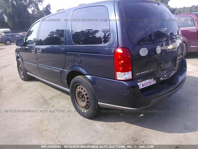 1GNDV23L16D121312 - 2006 CHEVROLET UPLANDER LS BLUE photo 3