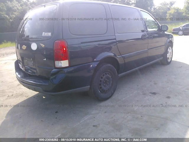 1GNDV23L16D121312 - 2006 CHEVROLET UPLANDER LS BLUE photo 4
