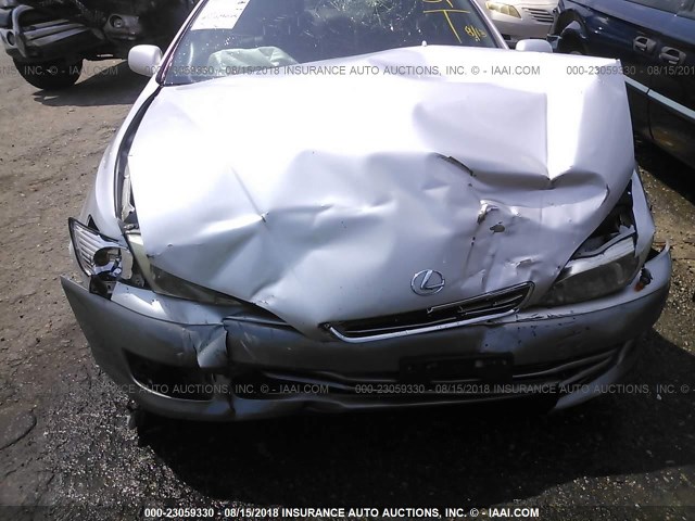 JT8BF28G110311408 - 2001 LEXUS ES 300 SILVER photo 6