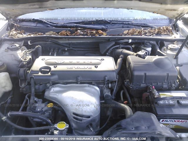 4T1BE32K43U698275 - 2003 TOYOTA CAMRY LE/XLE/SE 银色 照片 10