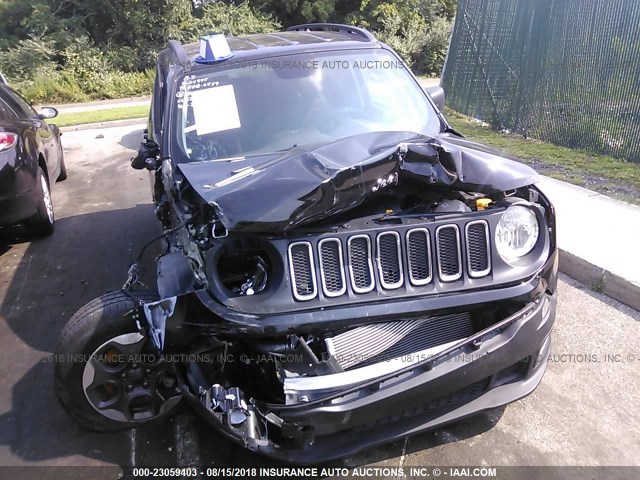 ZACCJBAB1JPG73137 - 2018 JEEP RENEGADE SPORT Սև լուսանկար 6