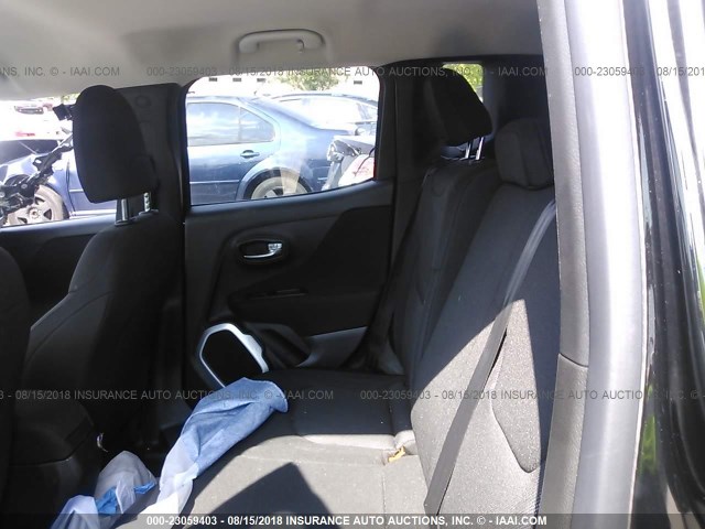 ZACCJBAB1JPG73137 - 2018 JEEP RENEGADE SPORT Սև լուսանկար 8