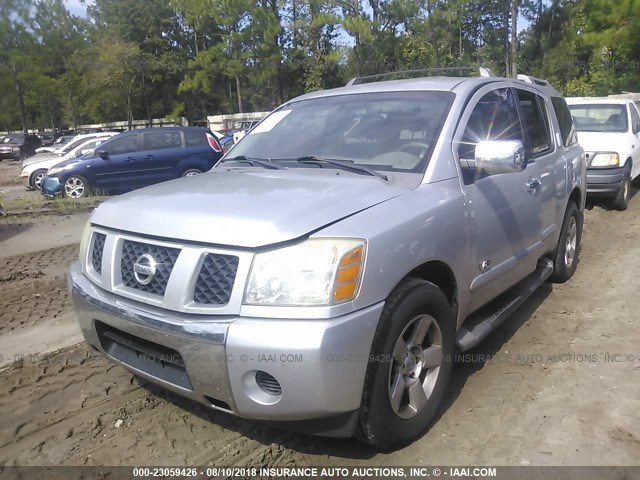 5N1AA08A16N743062 - 2006 NISSAN ARMADA SE/LE SILVER photo 2