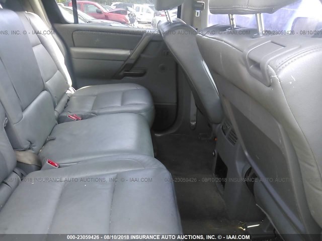 5N1AA08A16N743062 - 2006 NISSAN ARMADA SE/LE SILVER photo 8