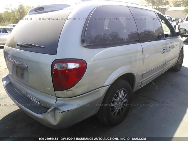 2C8GP64L03R161698 - 2003 CHRYSLER TOWN & COUNTRY LIMITED SILVER photo 4