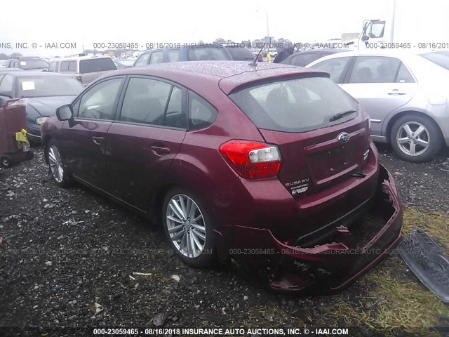 JF1GPAD65D2802736 - 2013 SUBARU IMPREZA PREMIUM RED photo 3