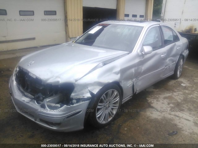 WDBUF87X48B209743 - 2008 MERCEDES-BENZ E 350 4MATIC SILVER photo 2