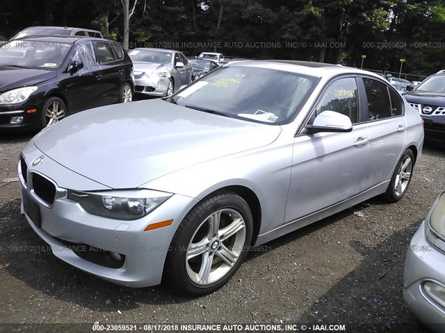 WBA3B5G5XDNS03084 - 2013 BMW 328 XI SULEV SILVER photo 2