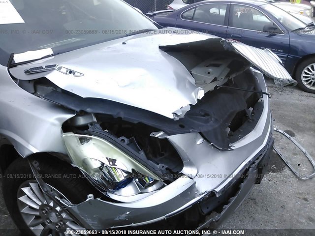 5GAER23D39J134368 - 2009 BUICK ENCLAVE CXL Gris photo 6