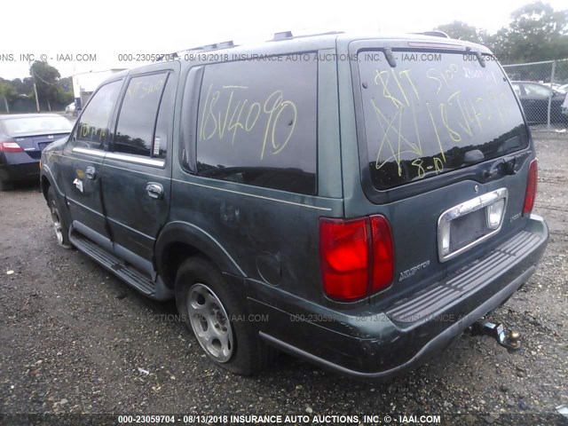 5LMPU28A0XLJ35332 - 1999 LINCOLN NAVIGATOR GREEN photo 3