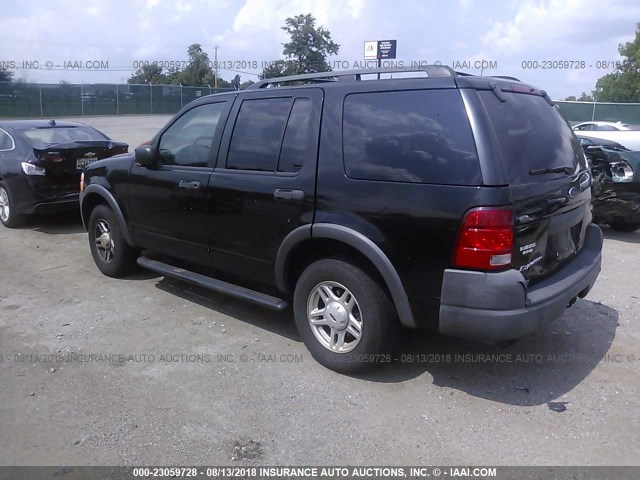 1FMZU72KX3UA91595 - 2003 FORD EXPLORER XLS/XLS SPORT BLACK photo 3