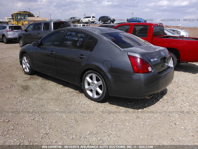 1N4BA41E15C814483 - 2005 NISSAN MAXIMA SE/SL GRAY photo 3