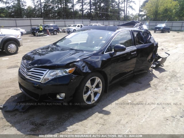 4T3ZK11A29U009113 - 2009 TOYOTA VENZA BLACK photo 2