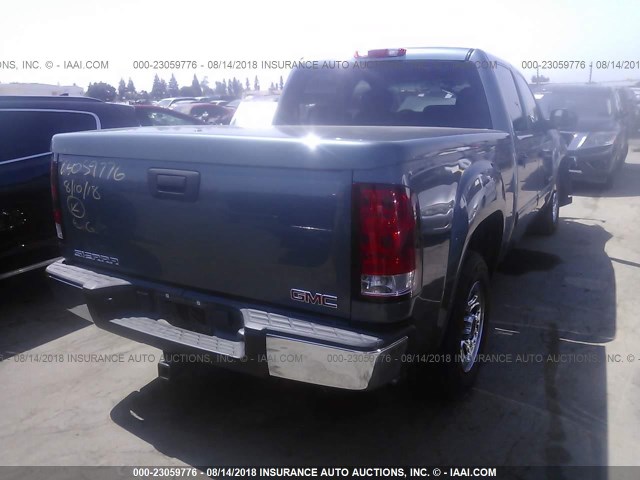 3GTEC13C09G282478 - 2009 GMC SIERRA C1500/C1500 SL Light Blue photo 4