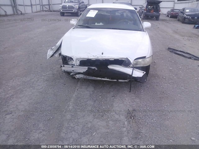 1G4CW52K7Y4122720 - 2000 BUICK PARK AVENUE  WHITE photo 6