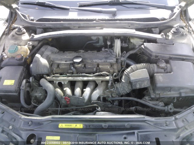 YV1RS61T632265697 - 2003 VOLVO S60 Brązowy zdjęcie 10