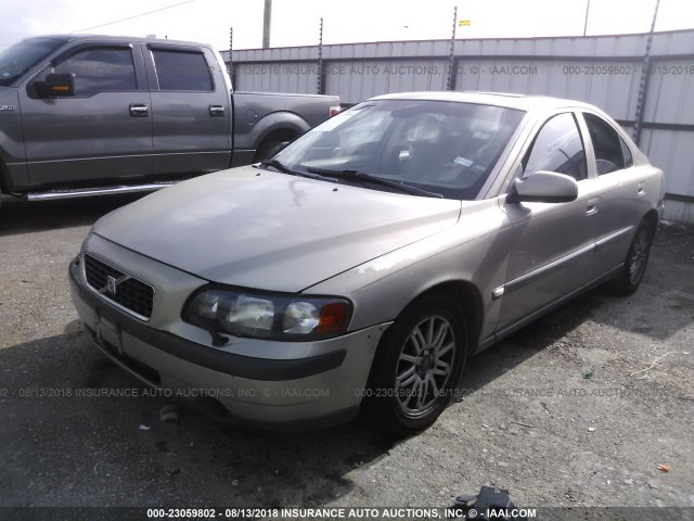 YV1RS61T632265697 - 2003 VOLVO S60 BROWN photo 2