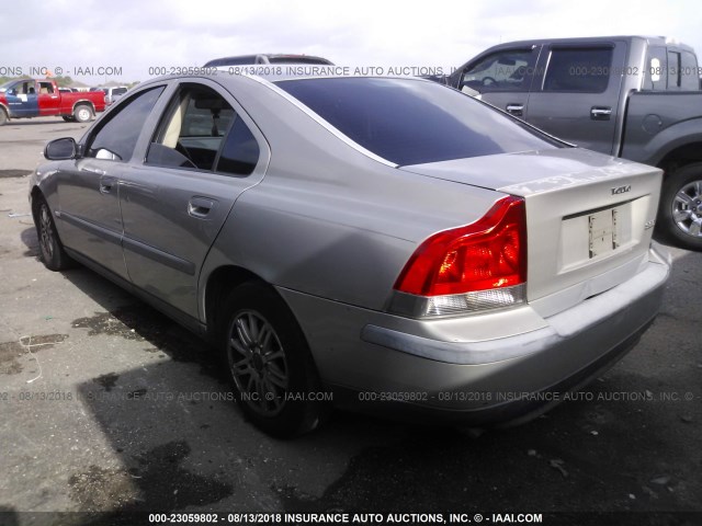 YV1RS61T632265697 - 2003 VOLVO S60 Brązowy zdjęcie 3