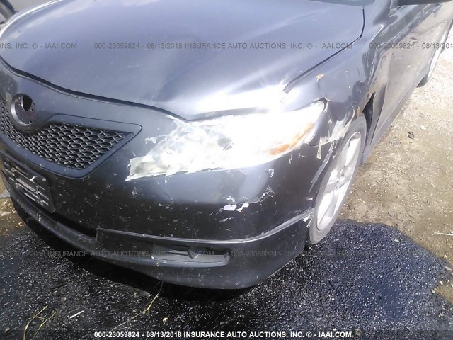 4T1BE46K89U873510 - 2009 TOYOTA CAMRY SE/LE/XLE ნაცრისფერი ფოტო 6