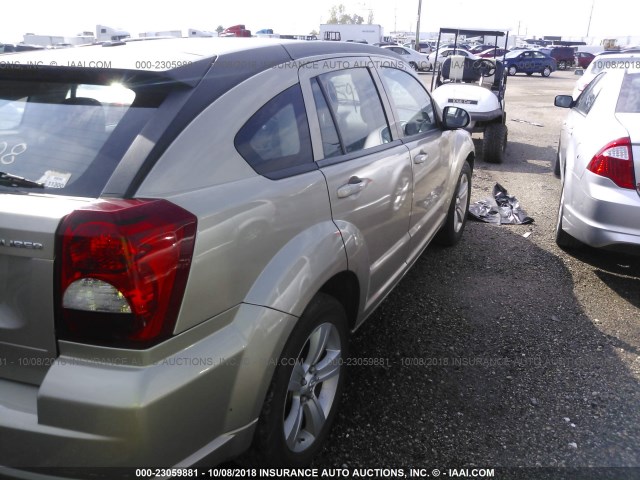 1B3CB3HA5AD598443 - 2010 DODGE CALIBER MAINSTREET GOLD photo 4